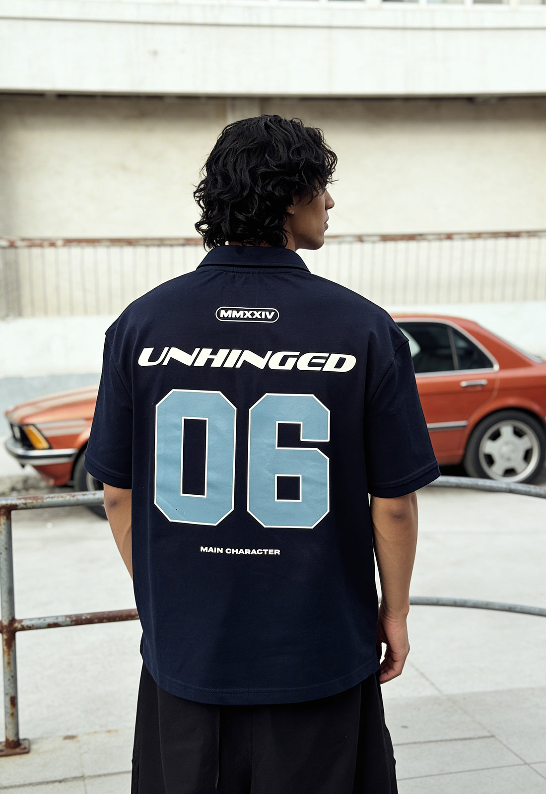 Unhinged Oversized Polo T-Shirt