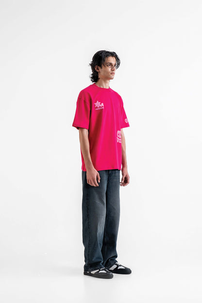 Buy Culture Vulture Pink Oversized T-Shirt Online at Main Character India