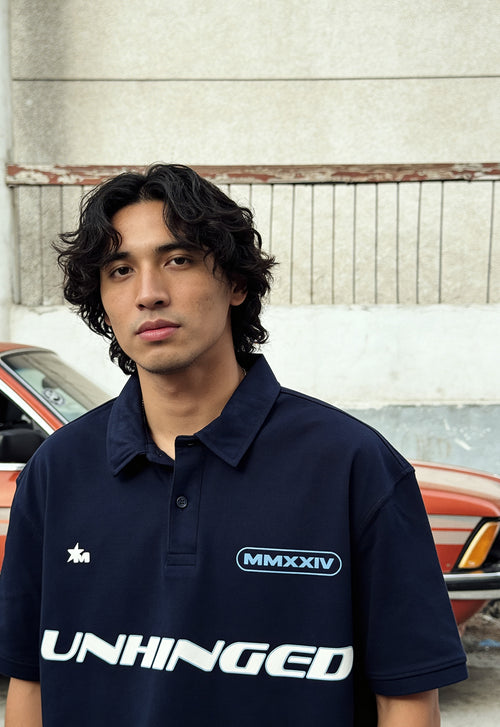 Unhinged Oversized Polo T-Shirt