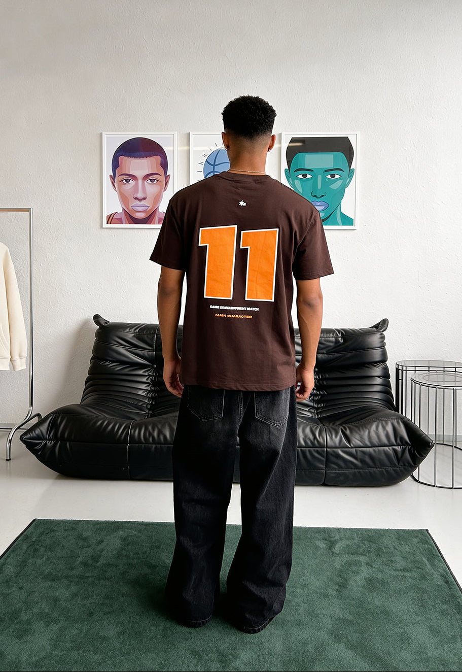 Eleven Piping Oversized T-Shirt