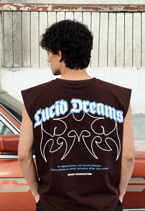 Lucid Dreams Brown Vest
