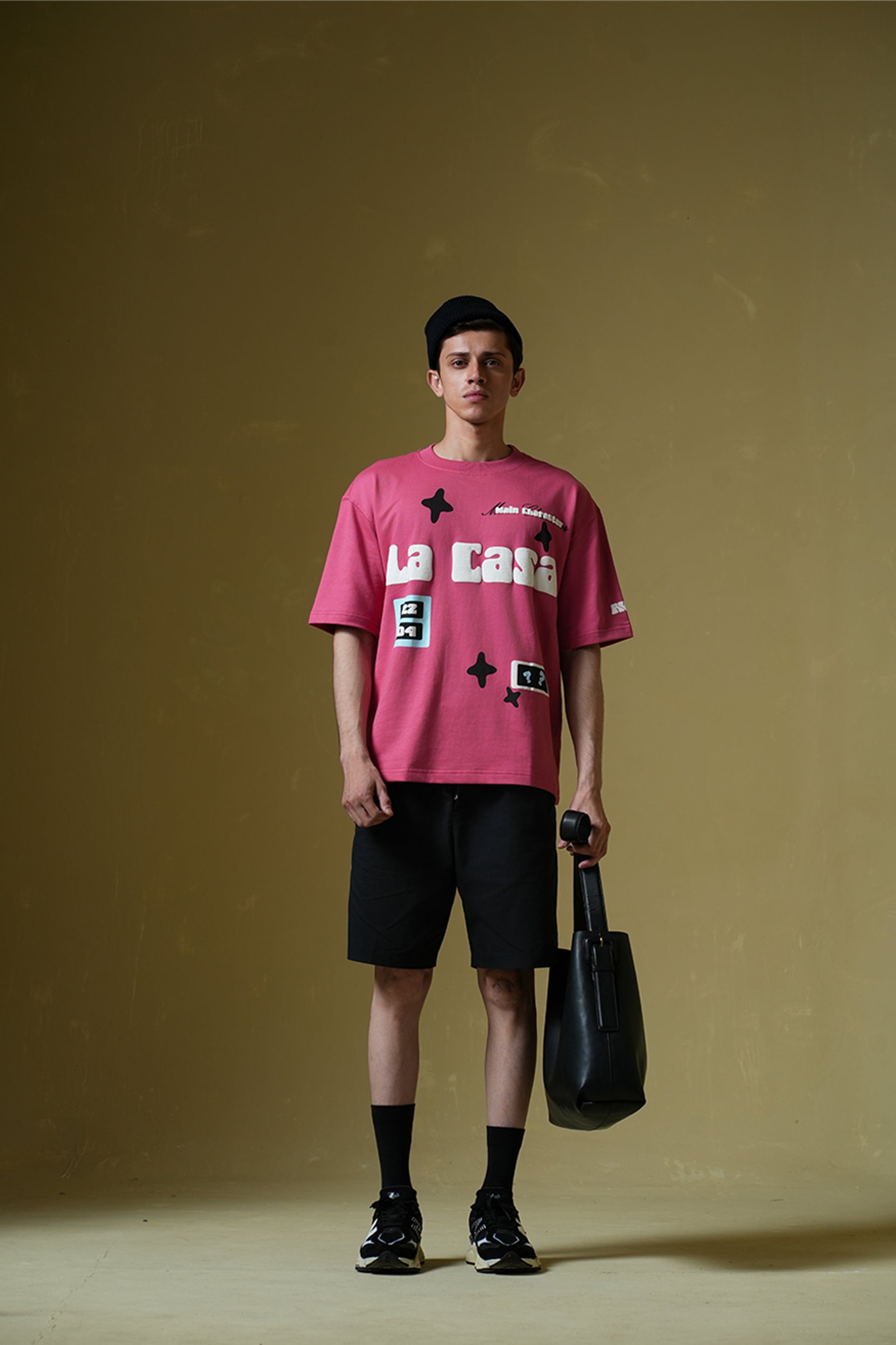 Buy La Casa Hot Pink Oversized T-Shirt Online at Main Character India