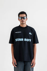 Buy Star Boy Black Oversized T-Shirt Online at Main Character India
