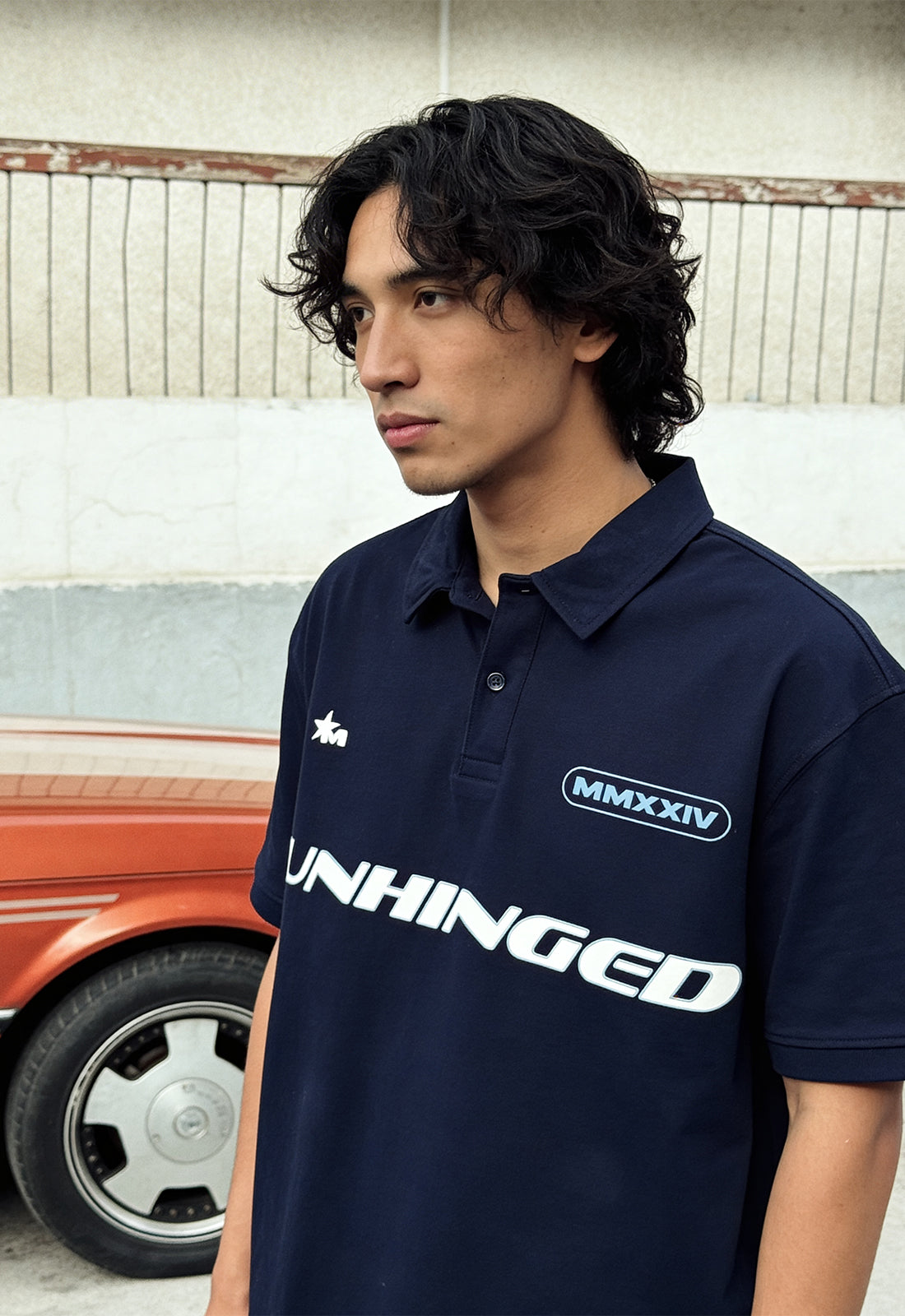 Unhinged Oversized Polo T-Shirt