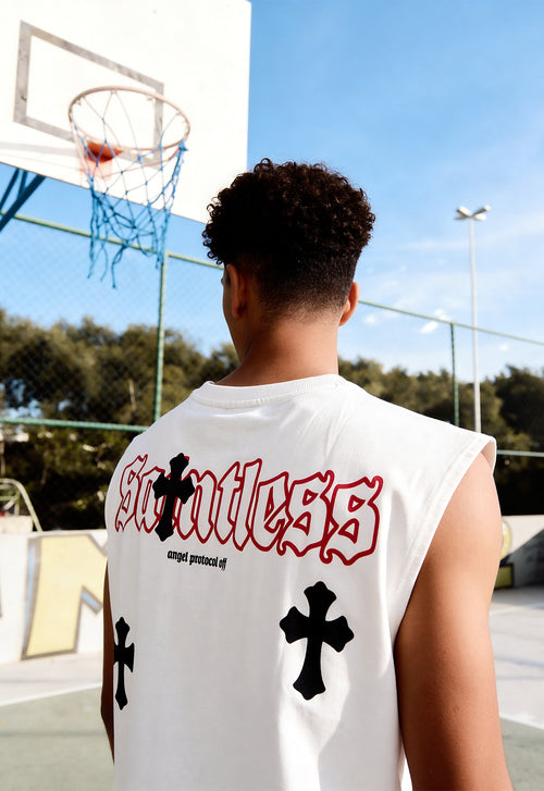 Saintless White Vest