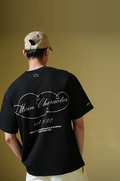 Buy Est 2022 Black Oversized T-Shirt Online at Main Character India