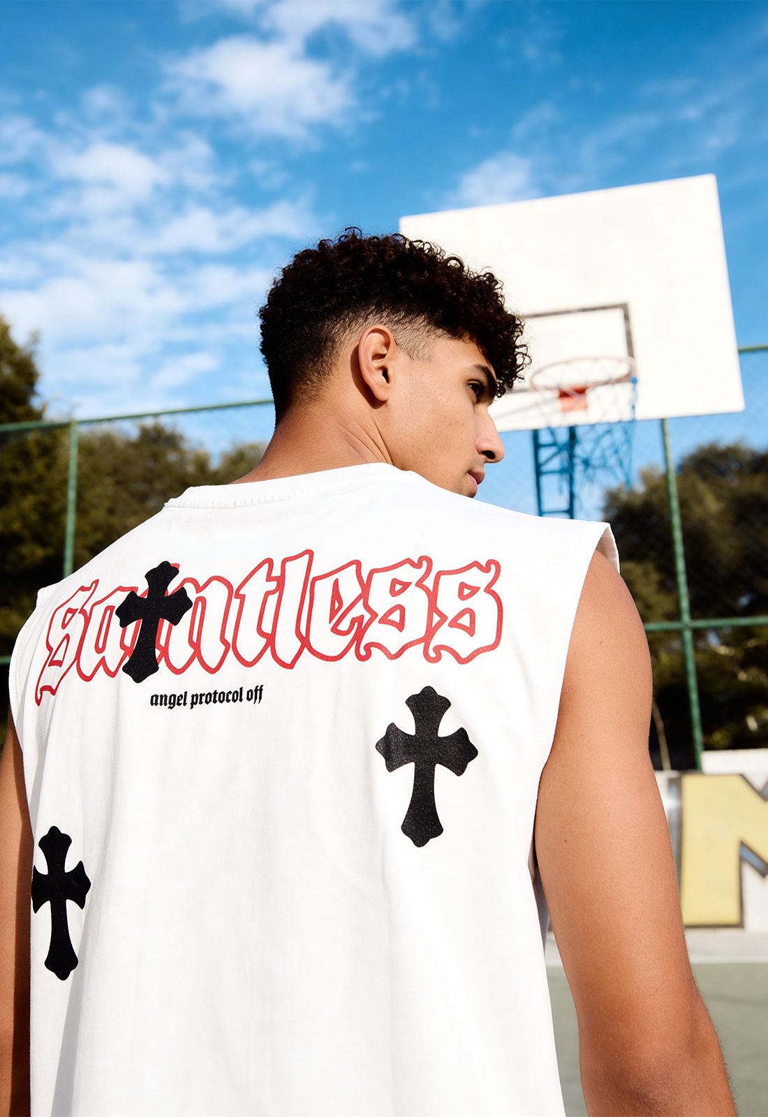 Saintless White Vest