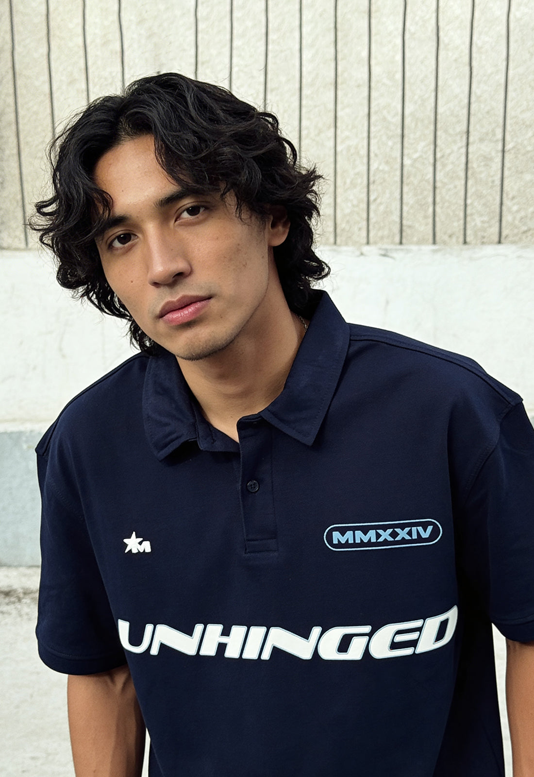 Unhinged Oversized Polo T-Shirt