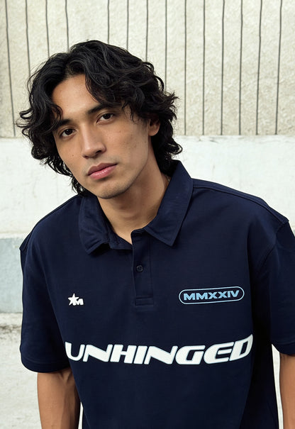 Unhinged Oversized Polo T-Shirt