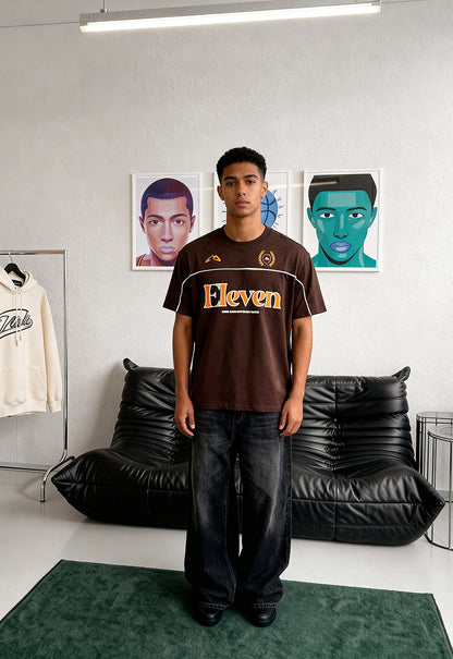 Eleven Piping Oversized T-Shirt