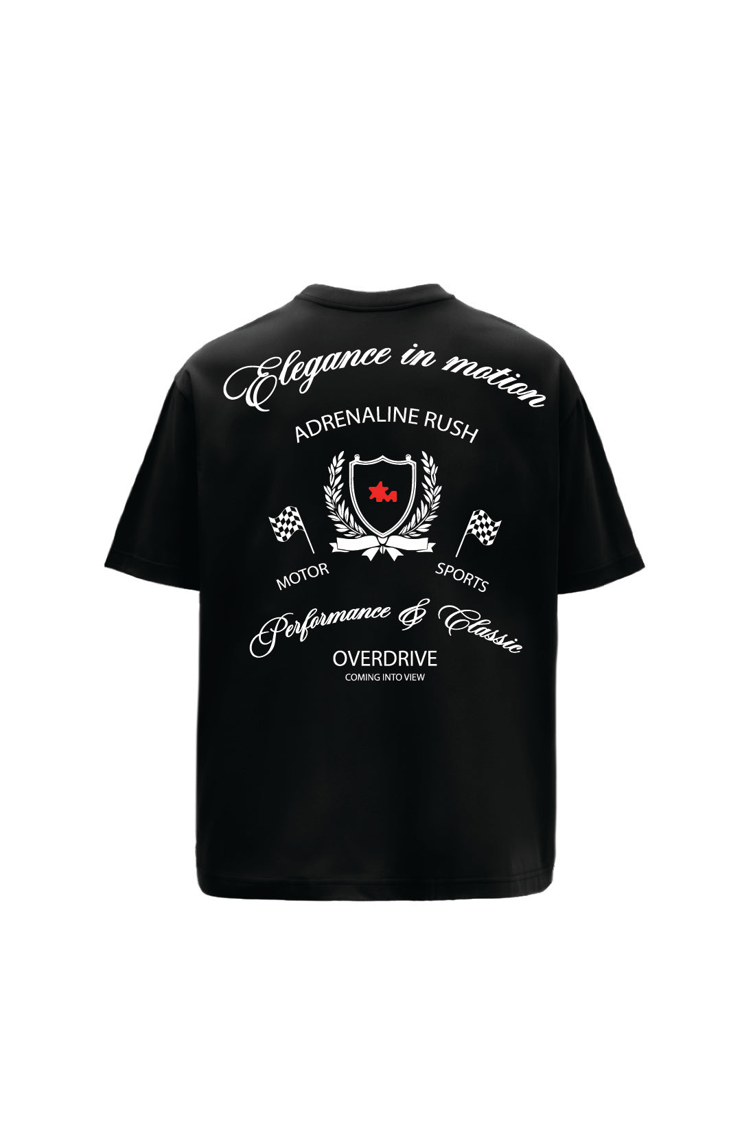Buy Adrenaline Rush Black Oversized T-shirt Online at Main Character India