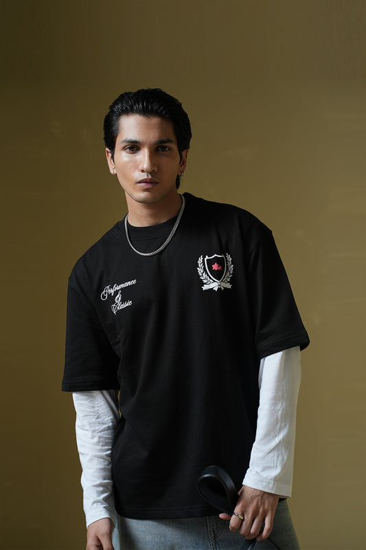 Adrenaline Rush Black Oversized T-shirt - Buy Home page Online in India at Main Character