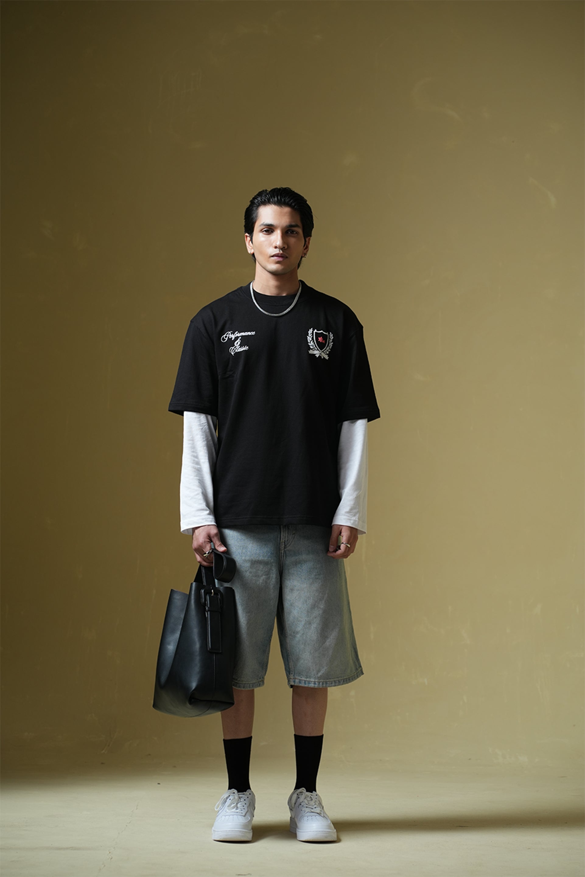 Buy Adrenaline Rush Black Oversized T-shirt Online at Main Character India