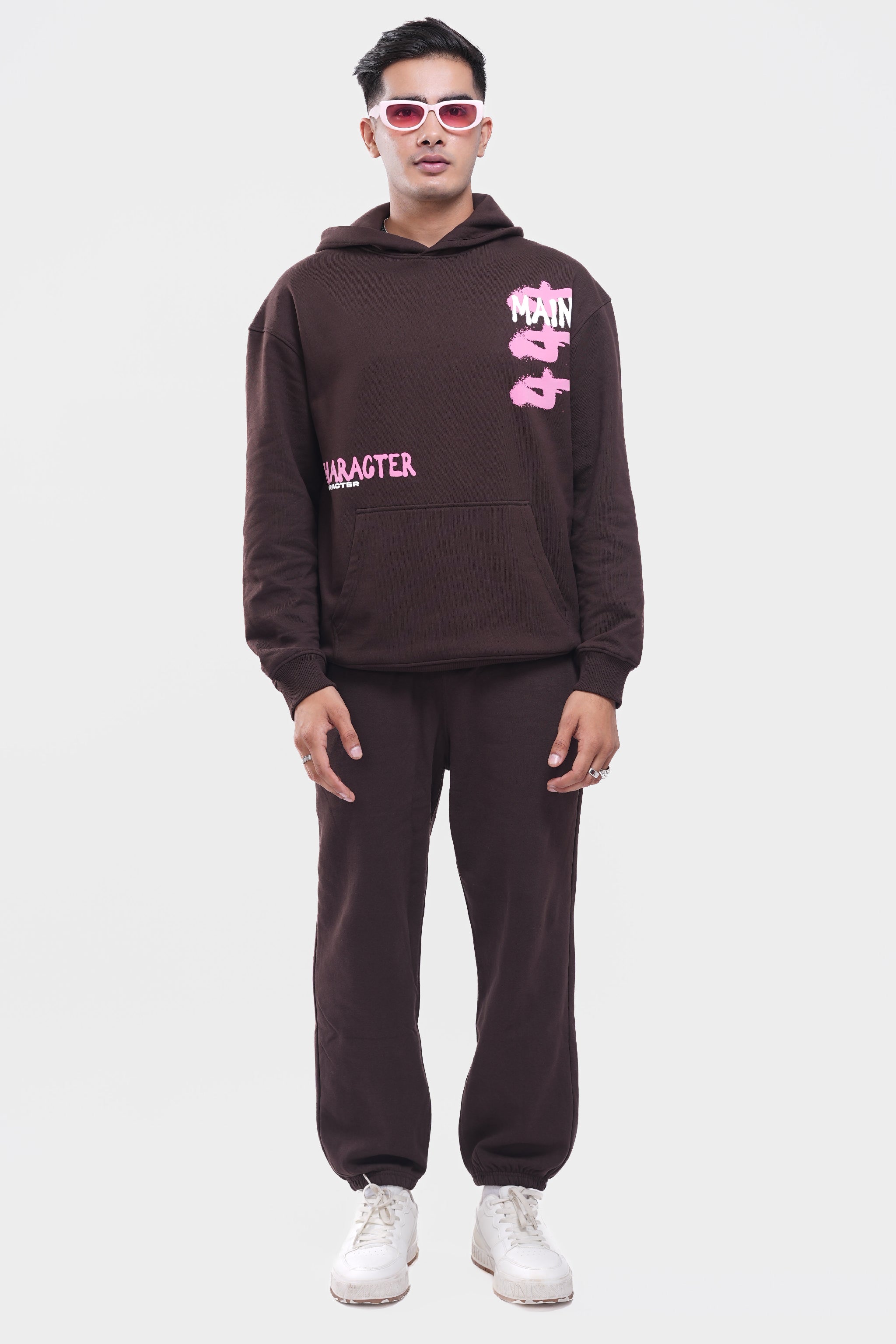 Almost Famous Brown Oversized Hoodie