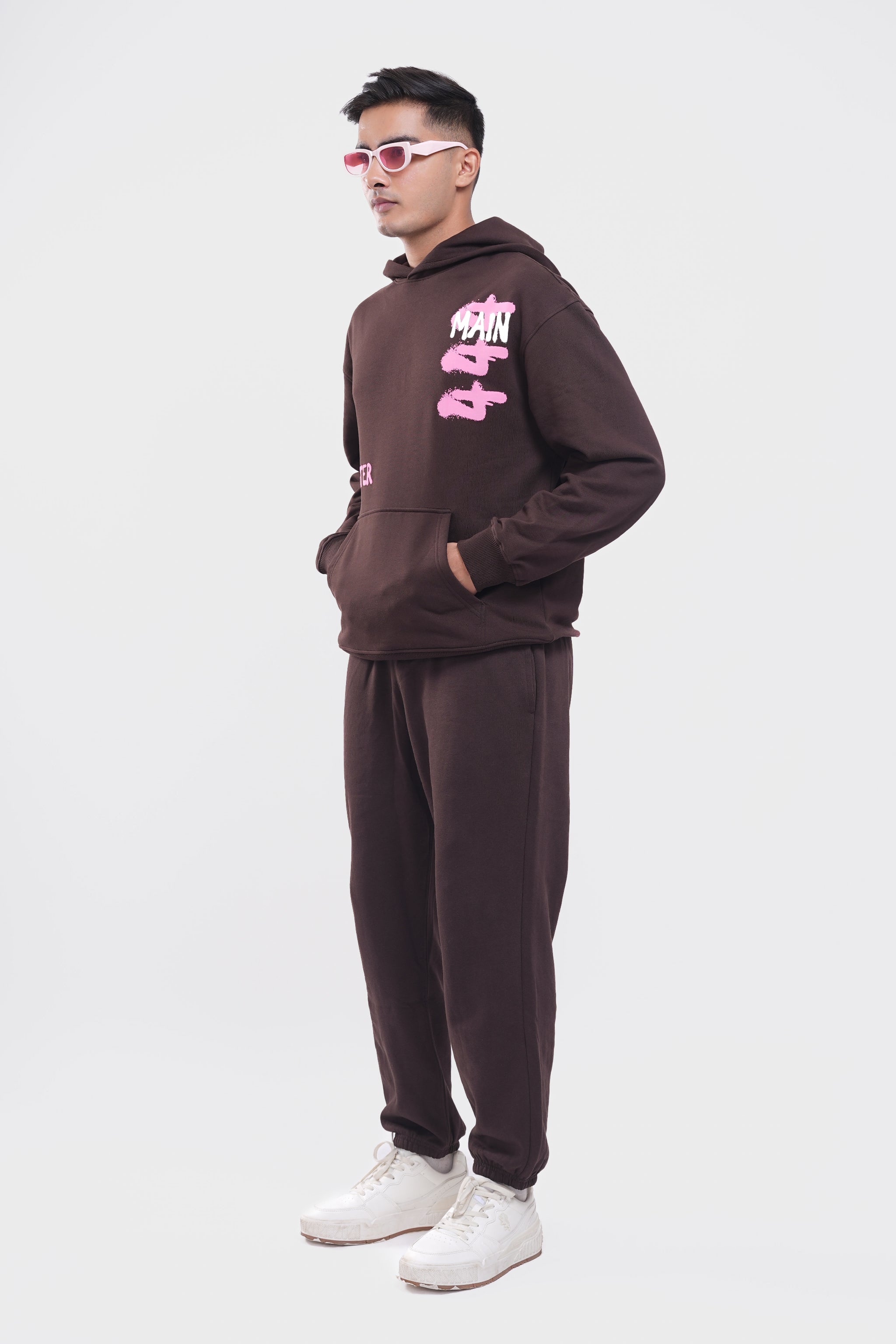 Almost Famous Brown Oversized Hoodie