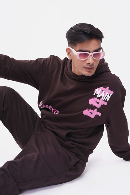 Almost Famous Brown Oversized Hoodie