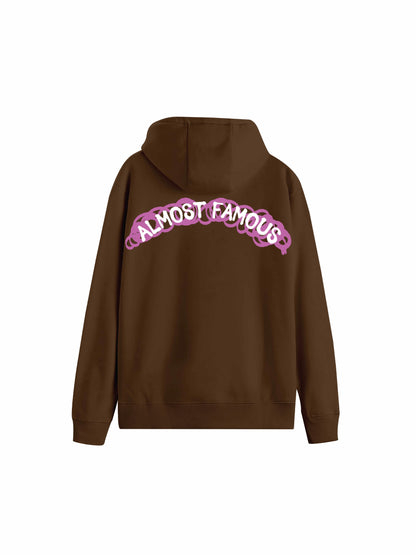 Almost Famous Brown Oversized Hoodie