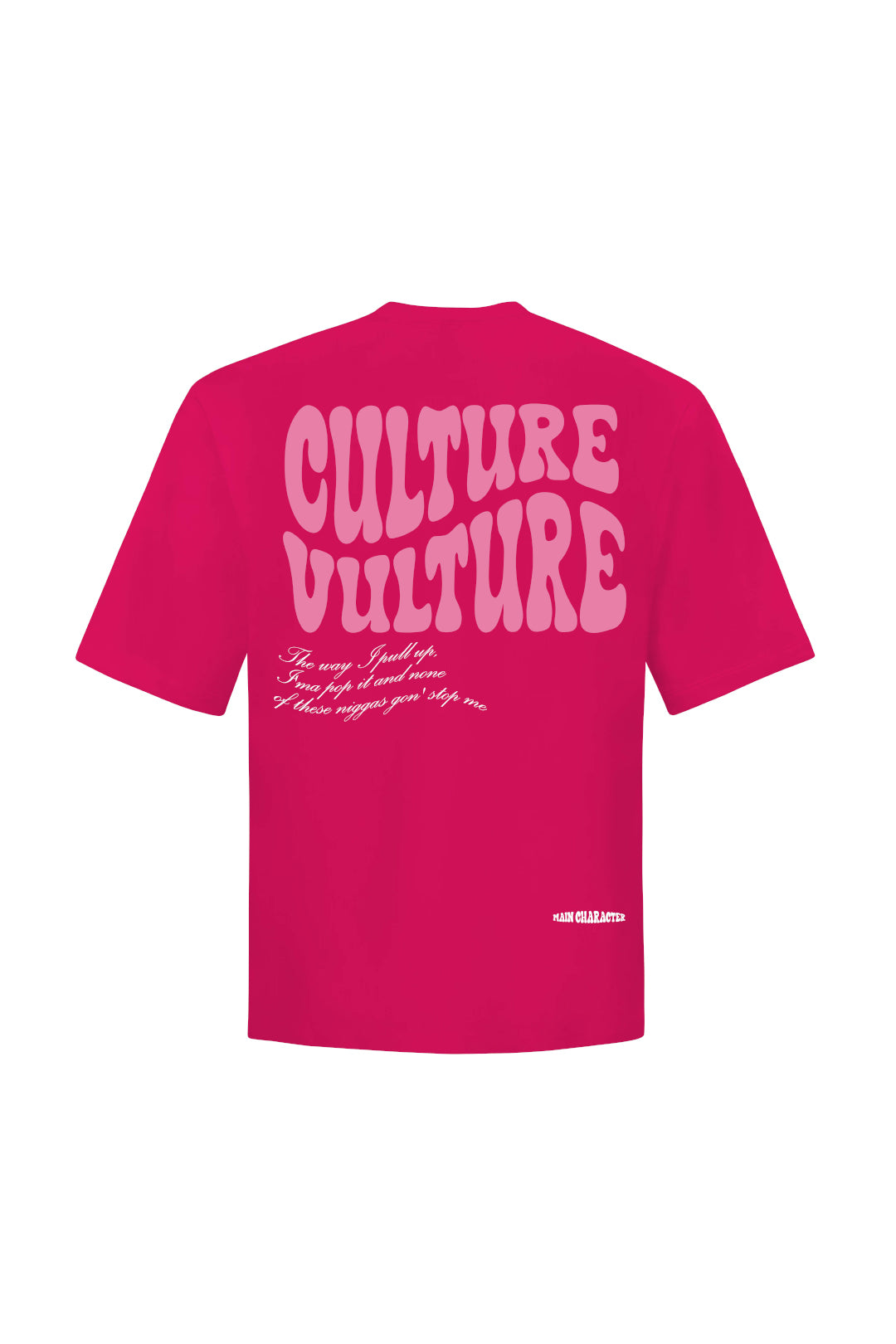 Buy Culture Vulture Pink Oversized T-Shirt Online at Main Character India