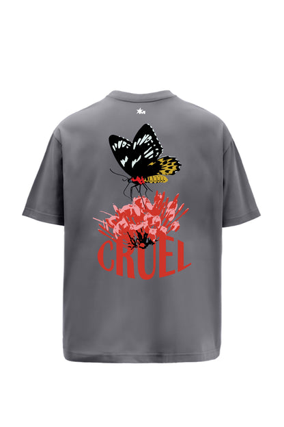 Cruel Grey Oversized T-Shirt