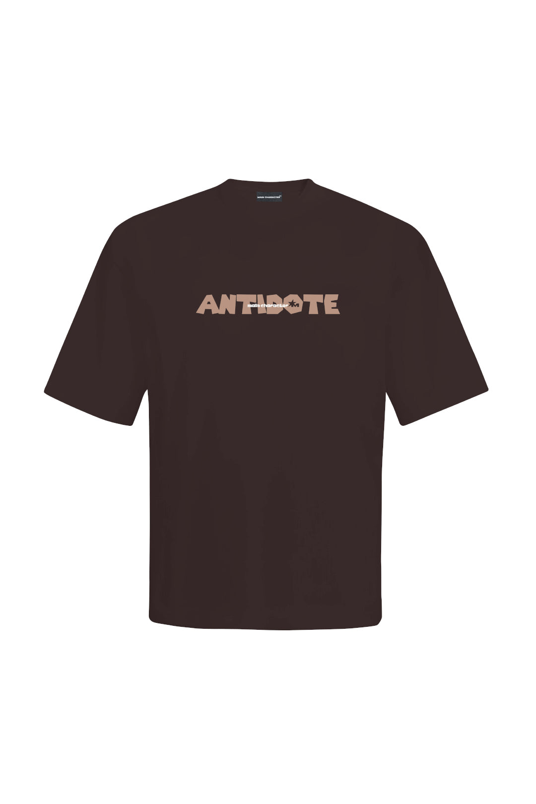 Buy Antidote Brown Oversized T-Shirt Online at Main Character India