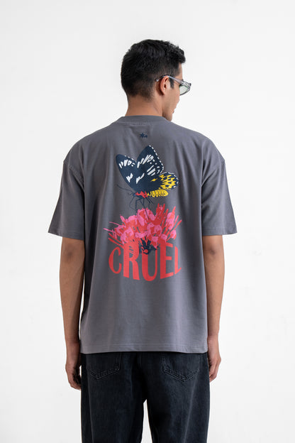 Cruel Grey Oversized T-Shirt
