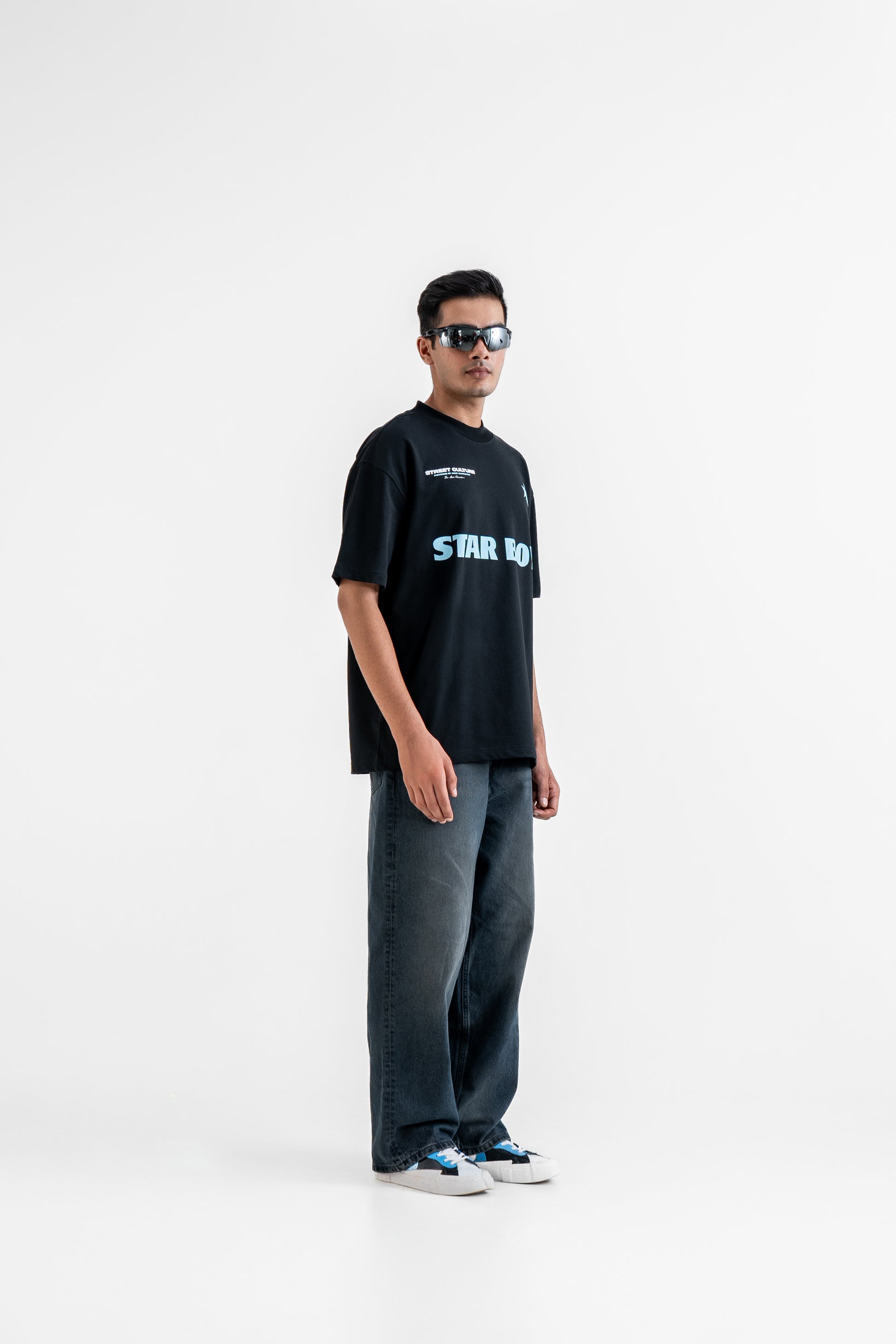 Buy Star Boy Black Oversized T-Shirt Online at Main Character India