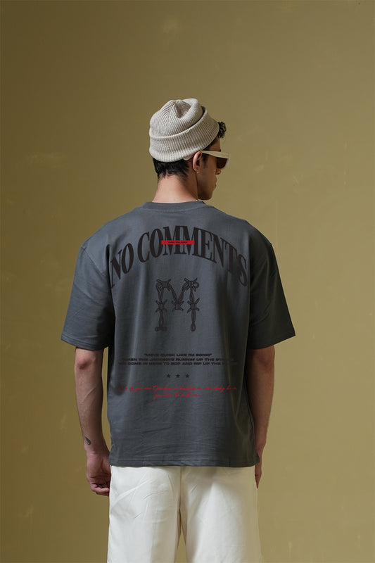 No comments Grey Oversized t-shirt - Buy Unisex T-Shirts Online in India at Main Character