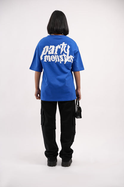 Party Monster Blue Oversized T-shirt