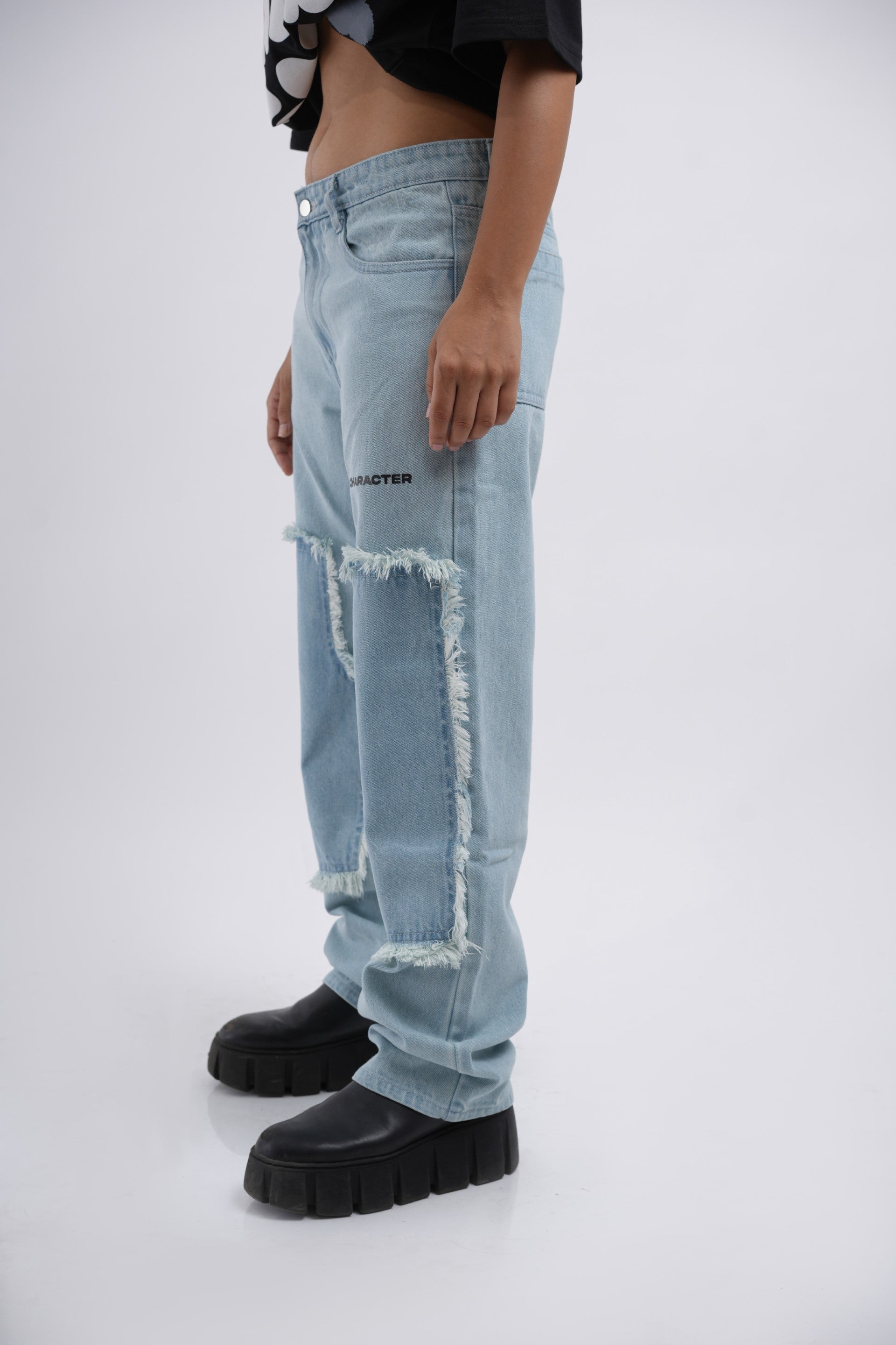 Buy Tract Blue Denim Online at Main Character India