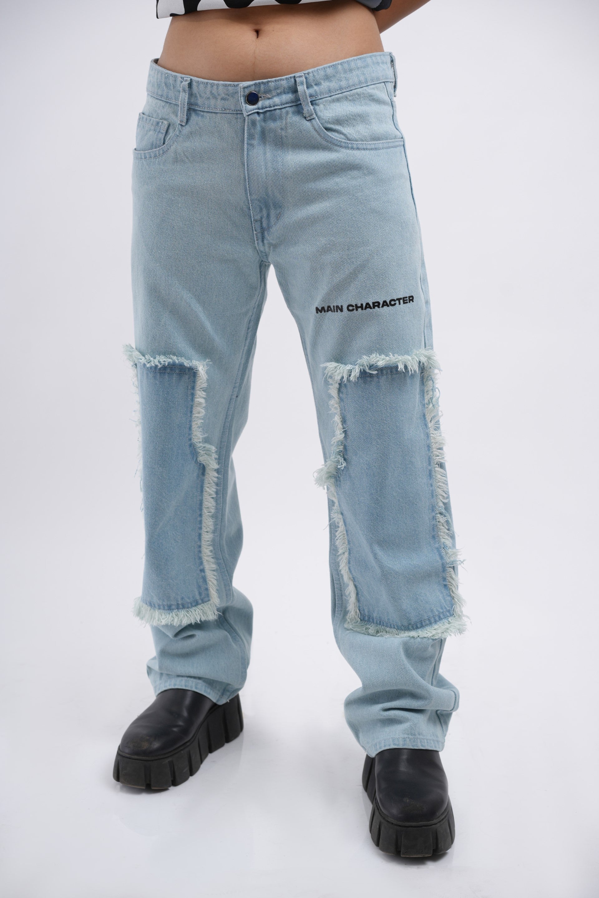 Buy Tract Blue Denim Online at Main Character India