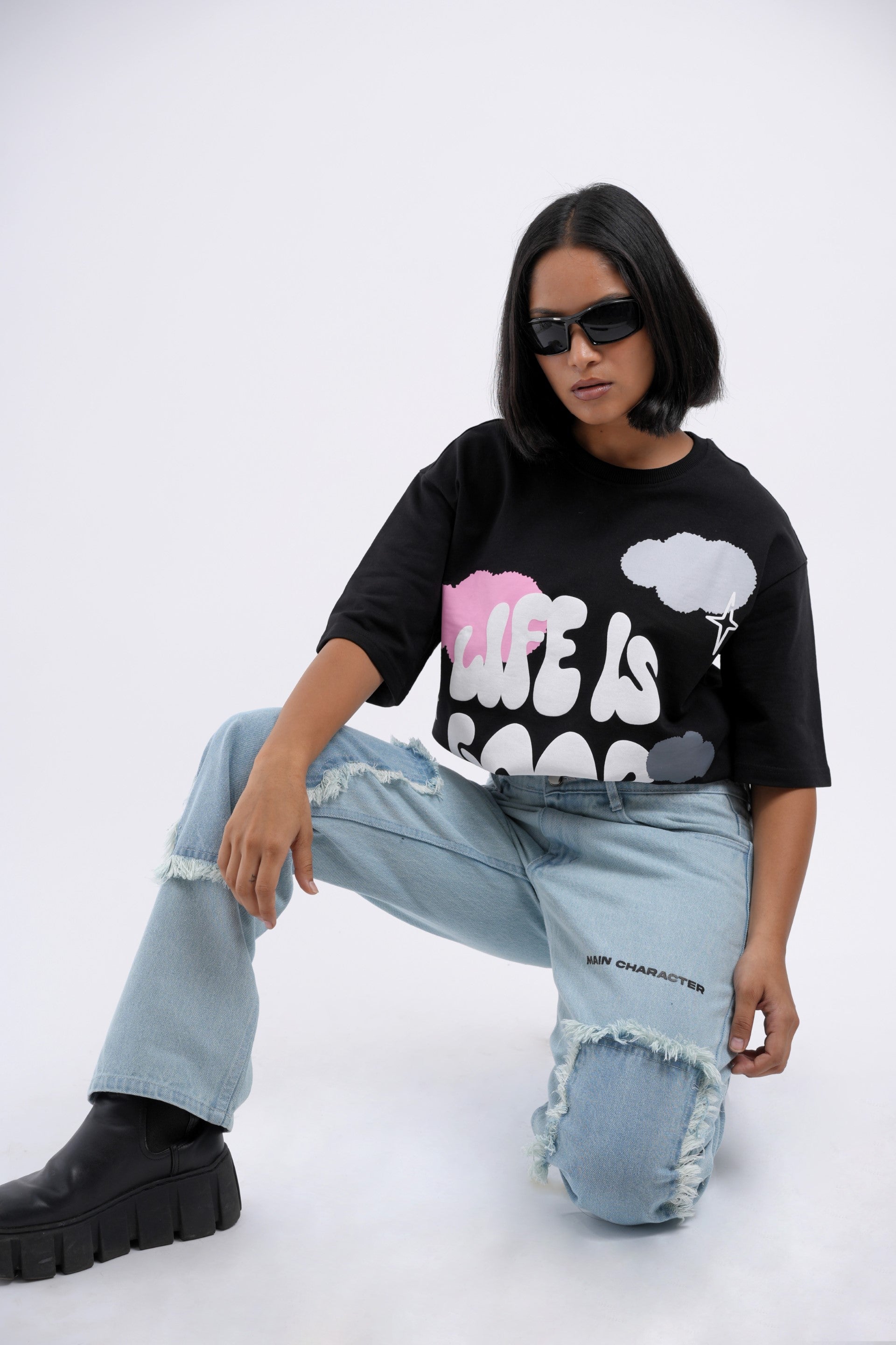 Buy Tract Blue Denim Online at Main Character India