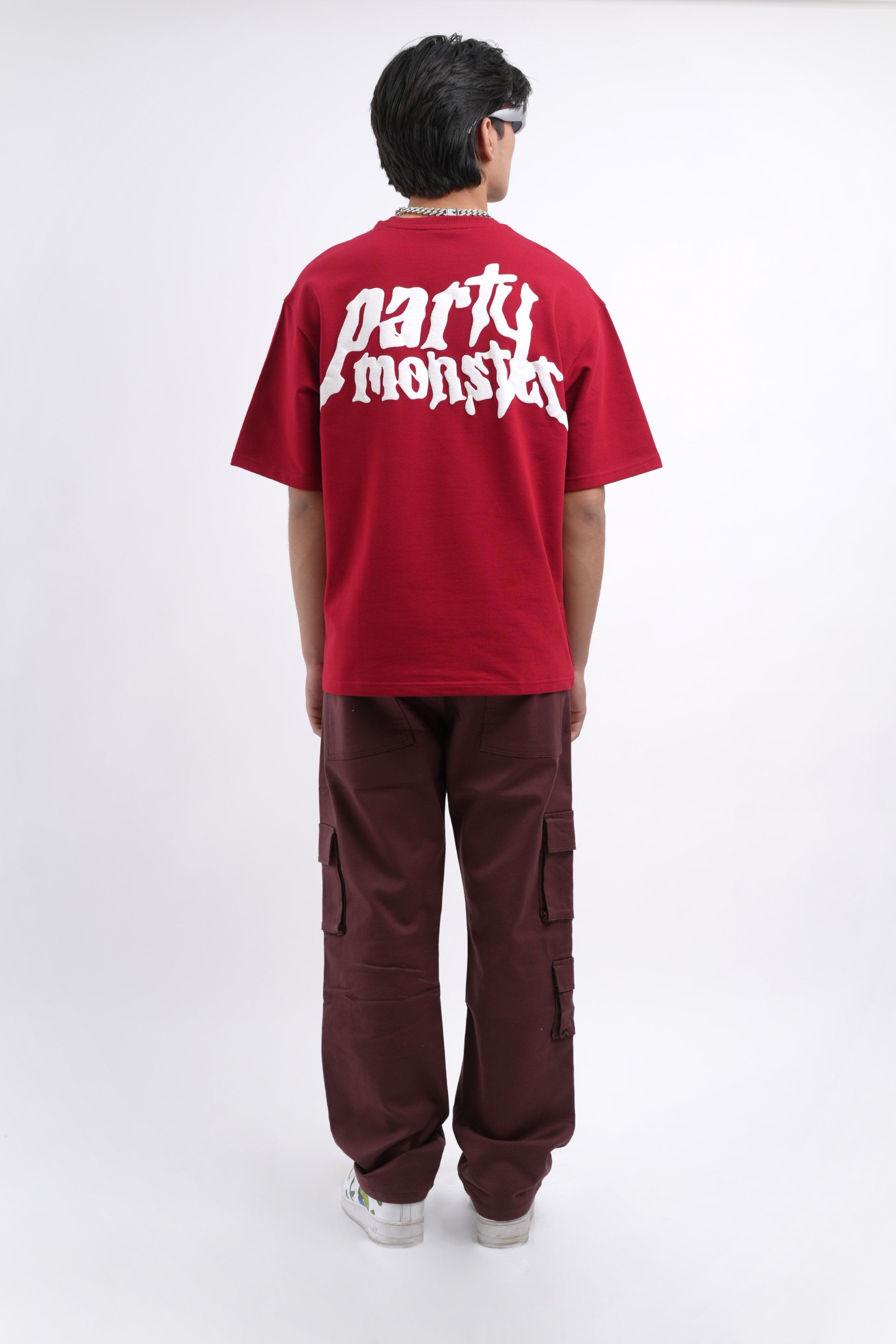 Buy Dark Rust Knitted Cargo Online at Main Character India