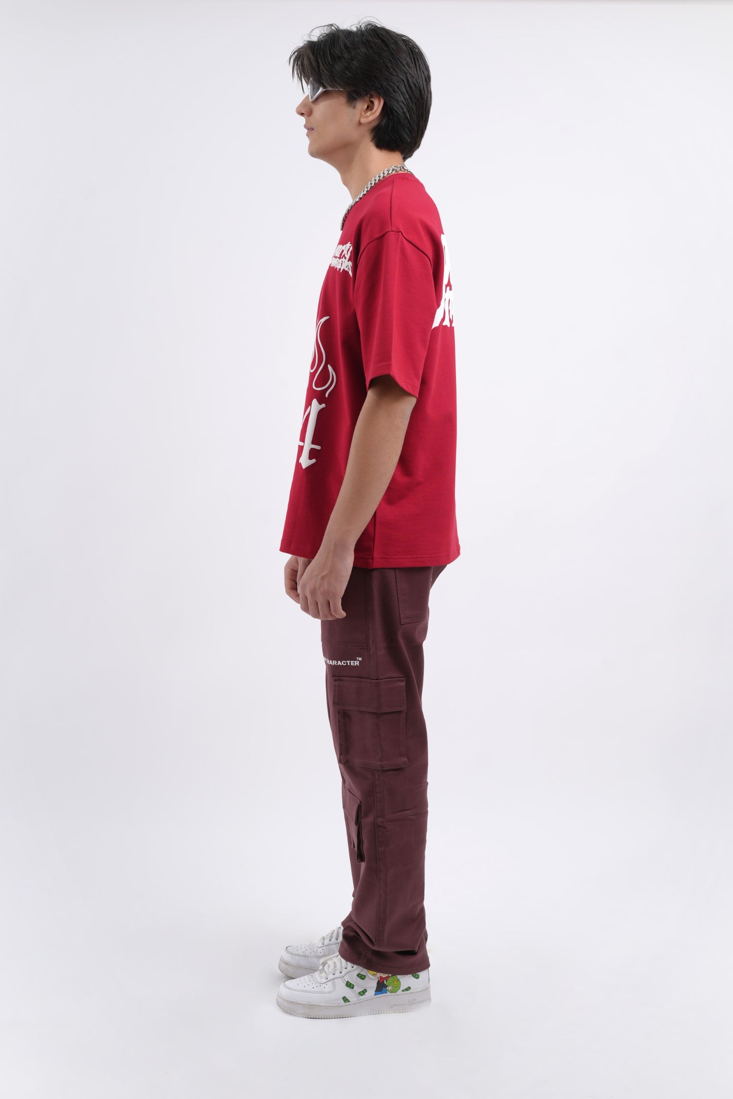Dark Rust Knitted Cargo