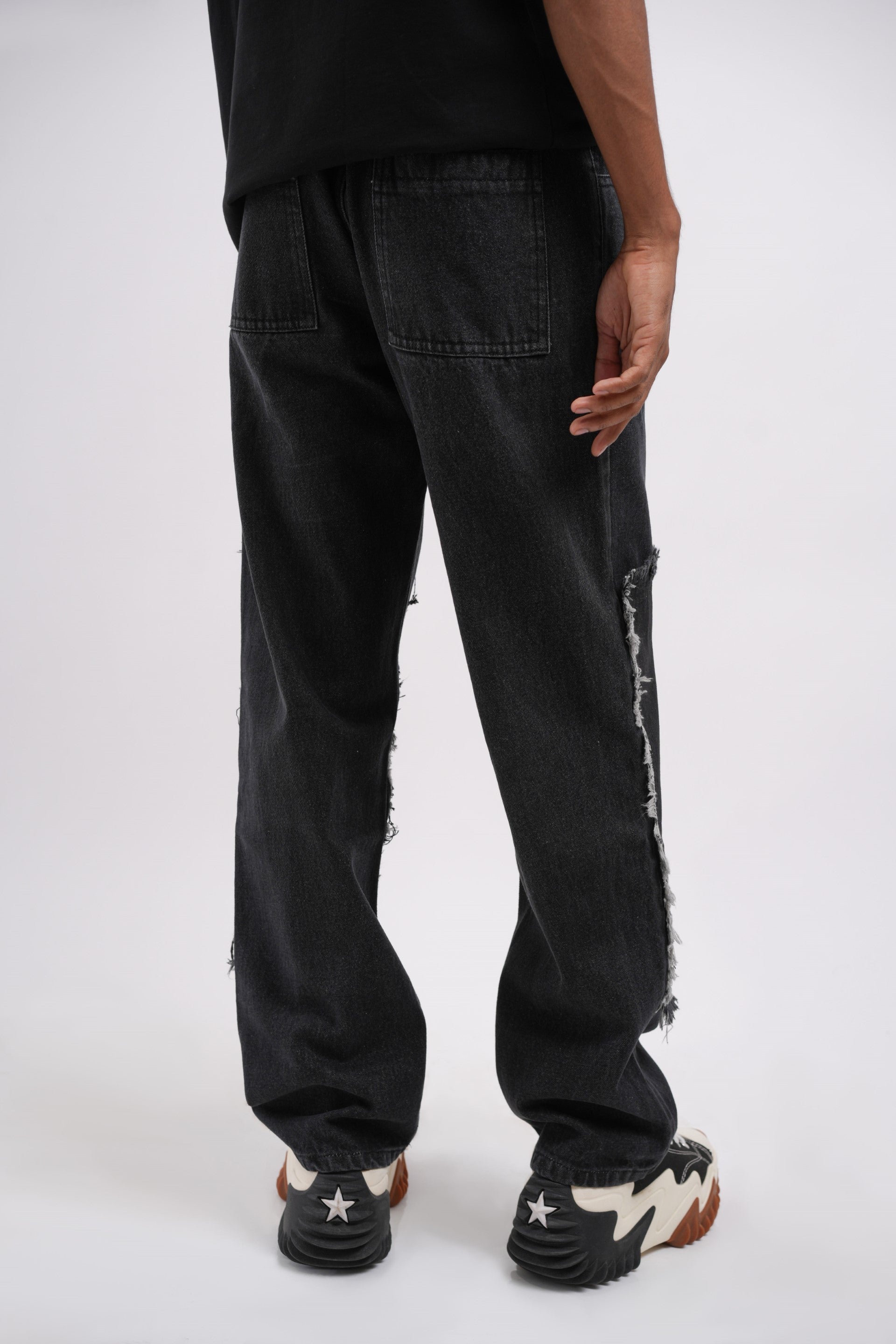 Buy Tract Black Denim Online at Main Character India