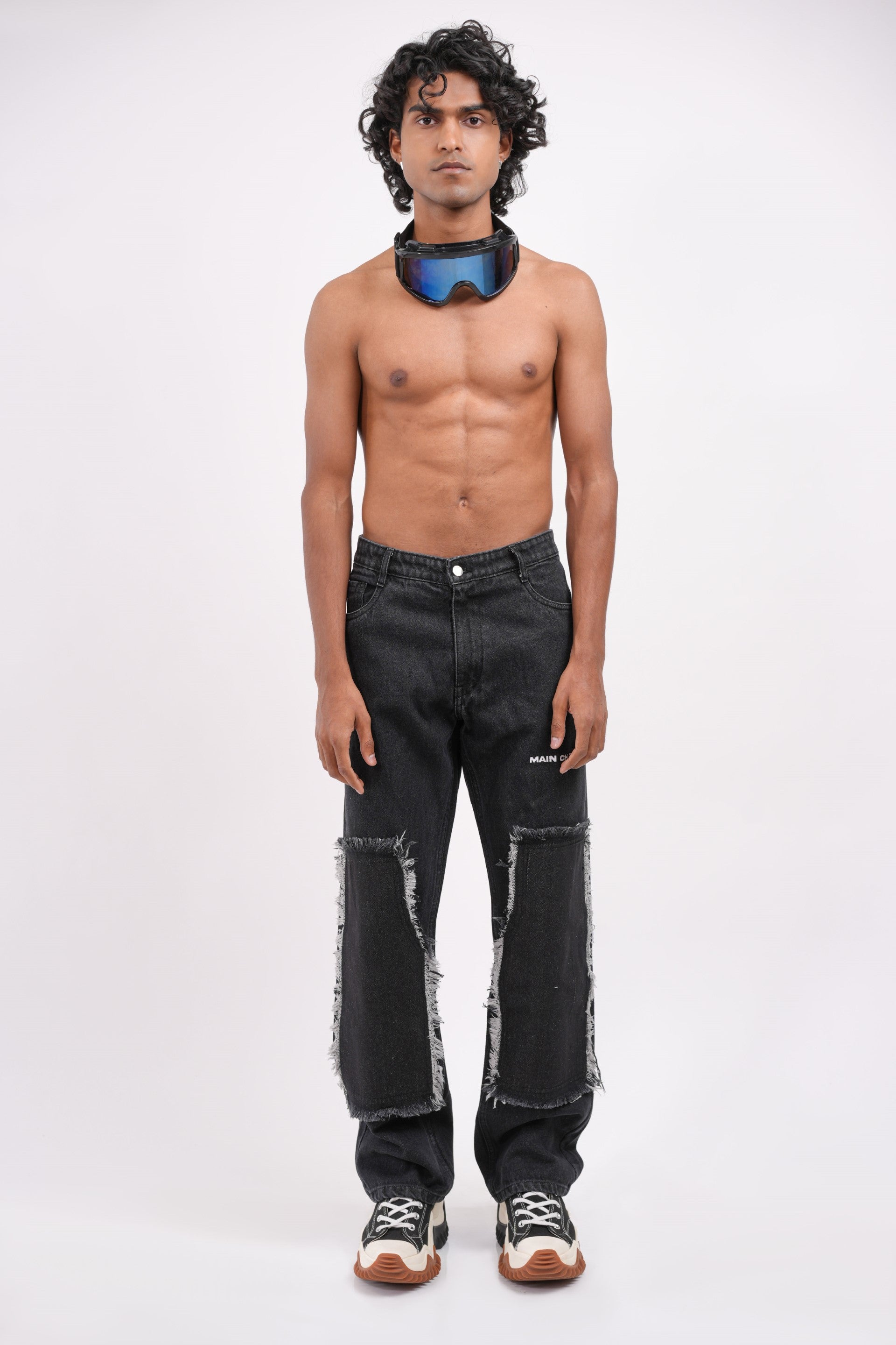 Buy Tract Black Denim Online at Main Character India