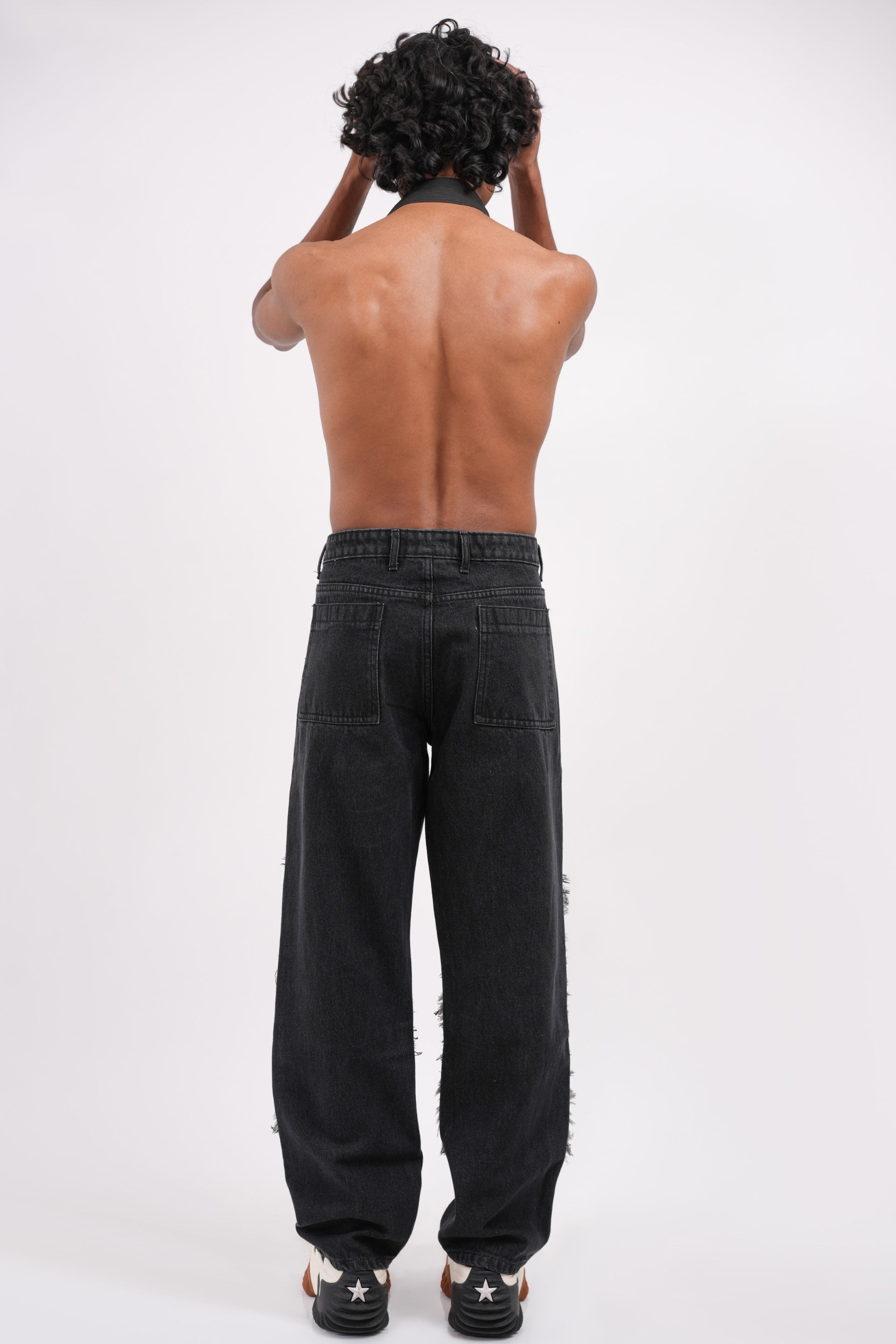 Buy Tract Black Denim Online at Main Character India