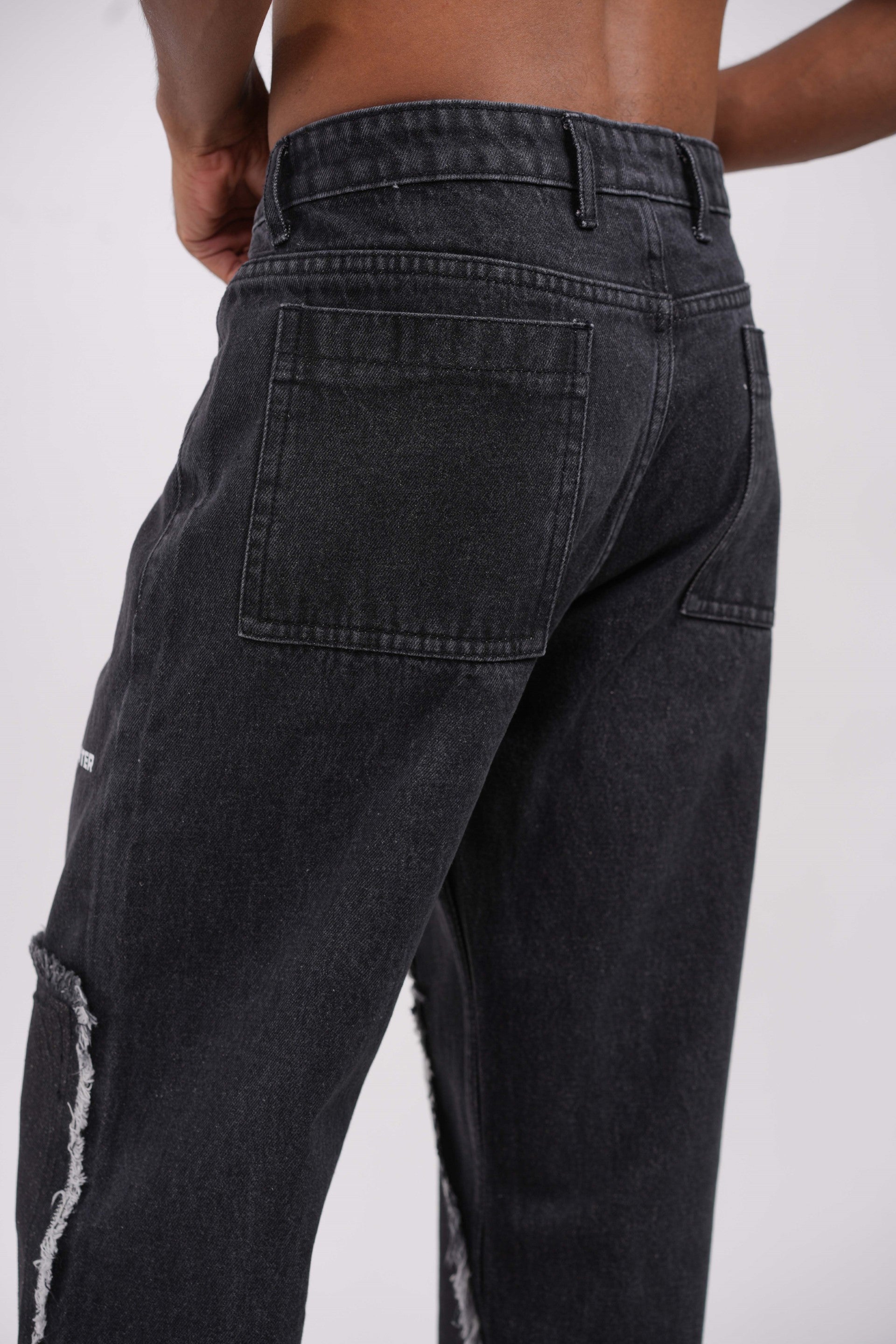 Buy Tract Black Denim Online at Main Character India