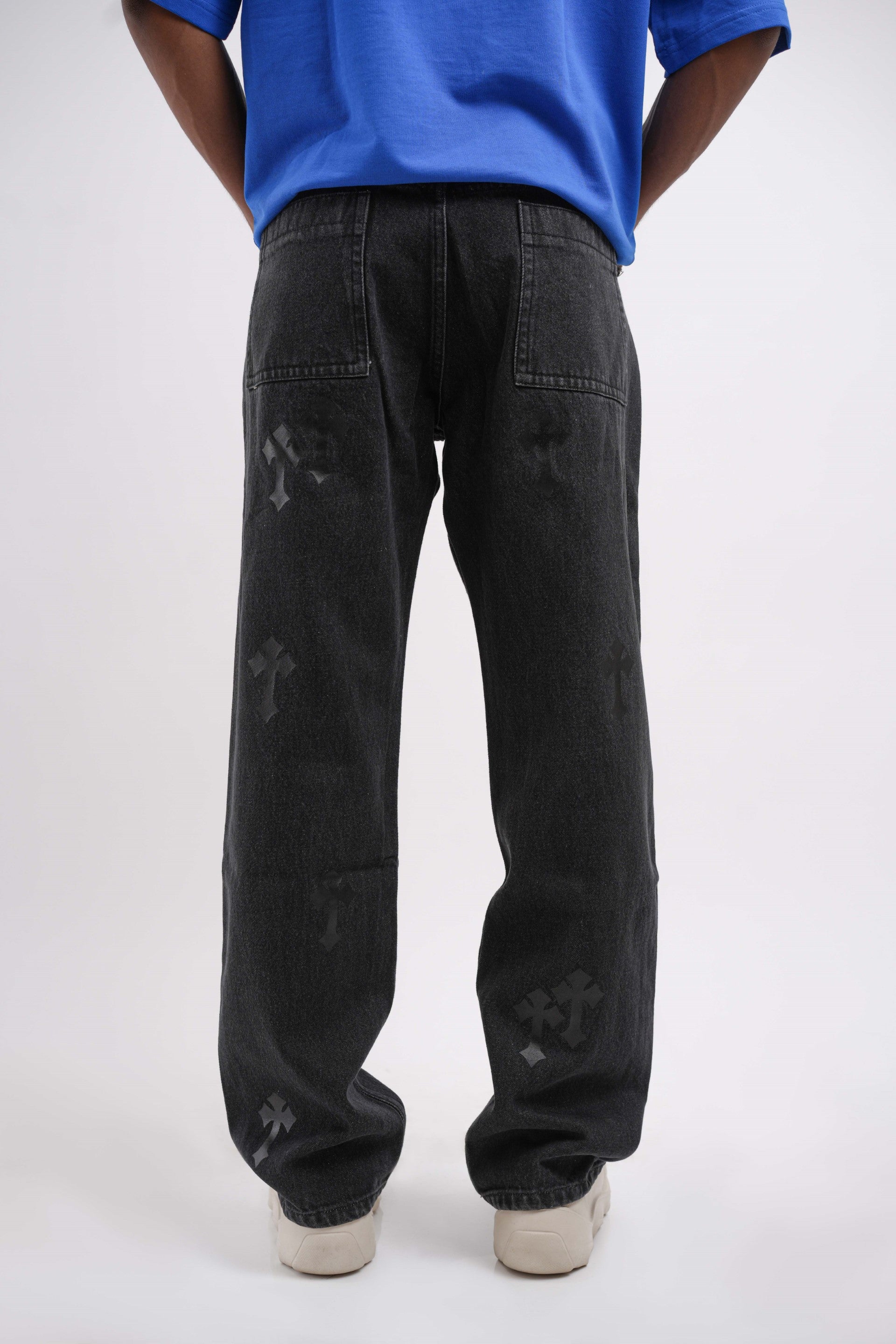 Buy Stonewashed Black Denim Online at Main Character India