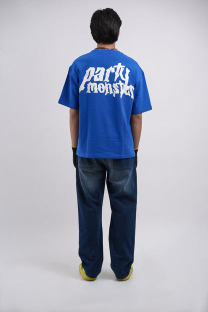 Party Monster Blue Oversized T-shirt