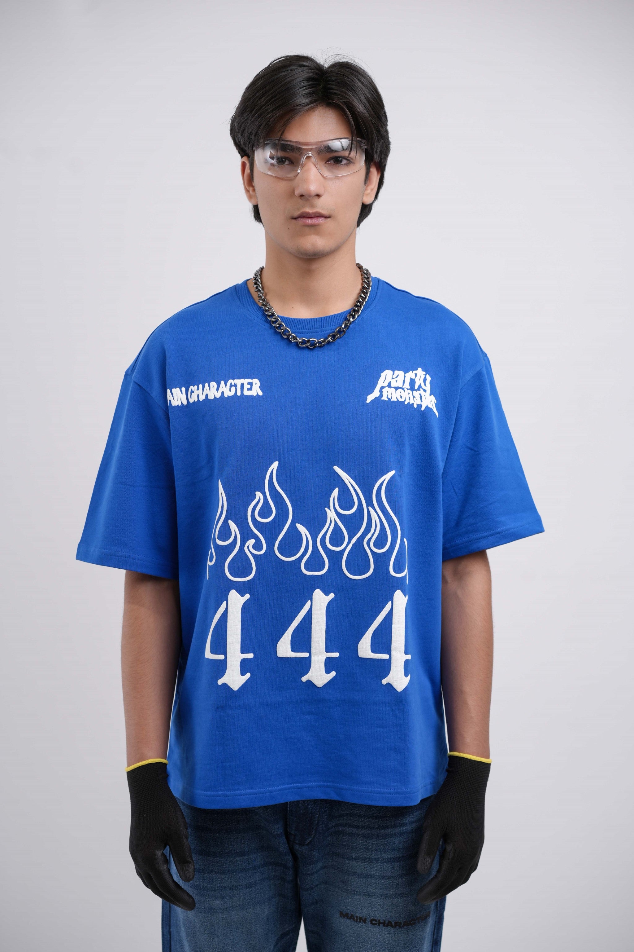 Party Monster Blue Oversized T-shirt