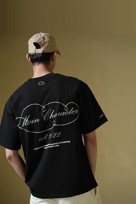 Est 2022 Black Oversized T-Shirt - Buy 5% GST Online in India at Main Character
