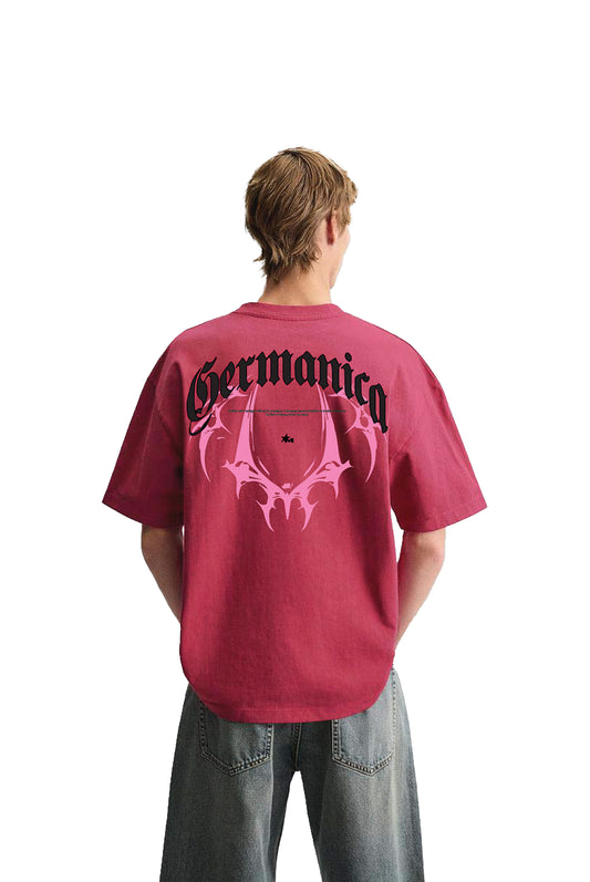 Germanica Pink Oversized T-Shirt - Buy T-Shirts For Women Online in India at Main Character