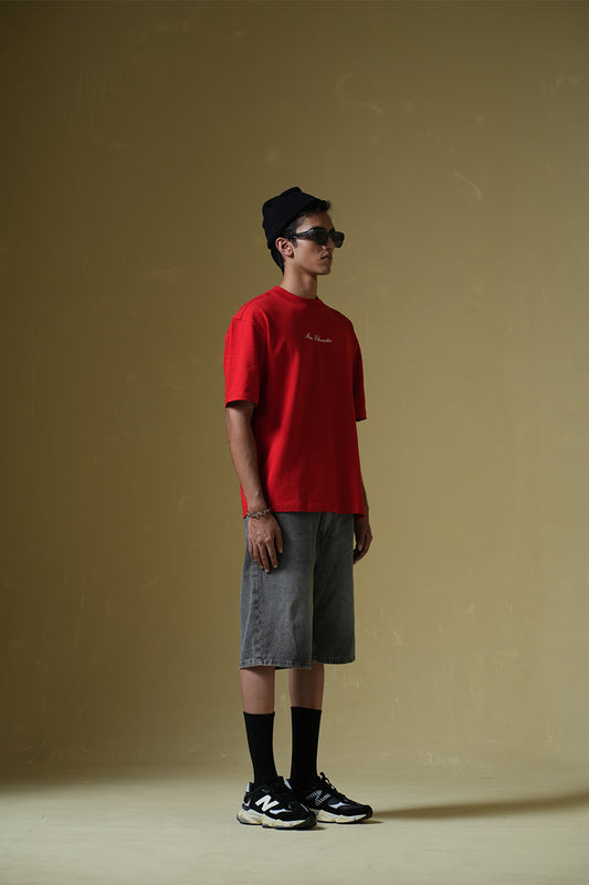 God'S Fav Child Red Oversized T-Shirt - Buy Printed Oversized T Shirt Online in India at Main Character