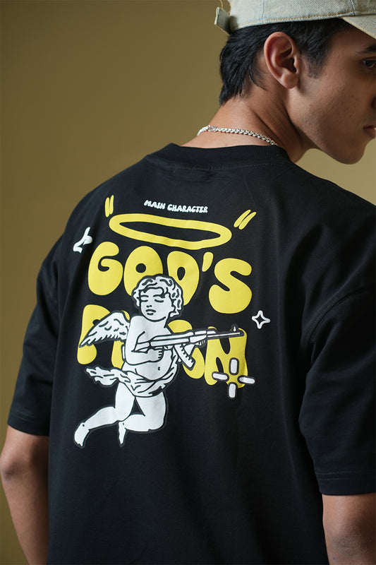 God's Plan Oversized T-Shirt - Buy Printed Oversized T Shirt Online in India at Main Character