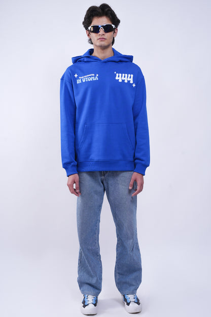 I Know Blue Oversized Hoodie