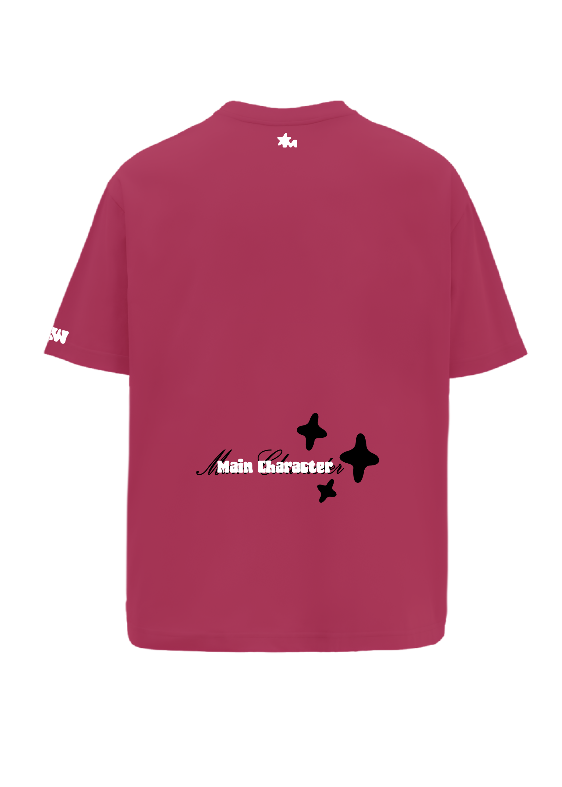 Buy La Casa Hot Pink Oversized T-Shirt Online at Main Character India