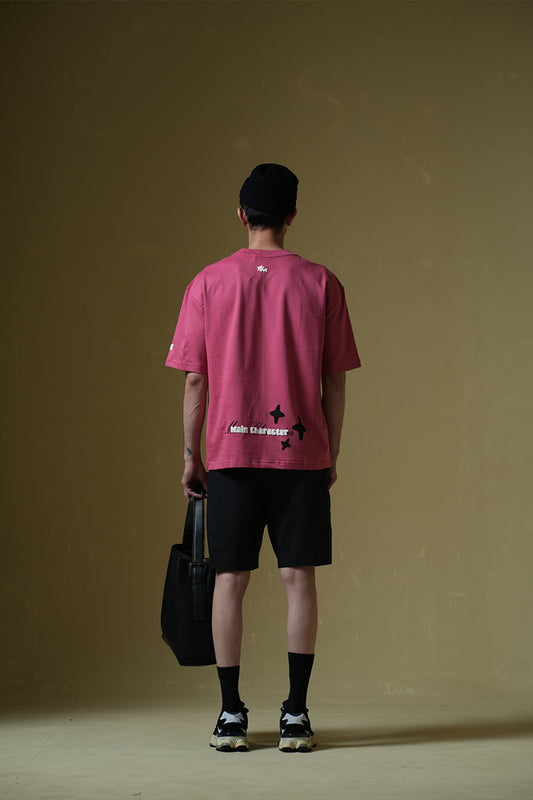 La Casa Hot Pink Oversized T-Shirt - Buy Printed Oversized T Shirt Online in India at Main Character