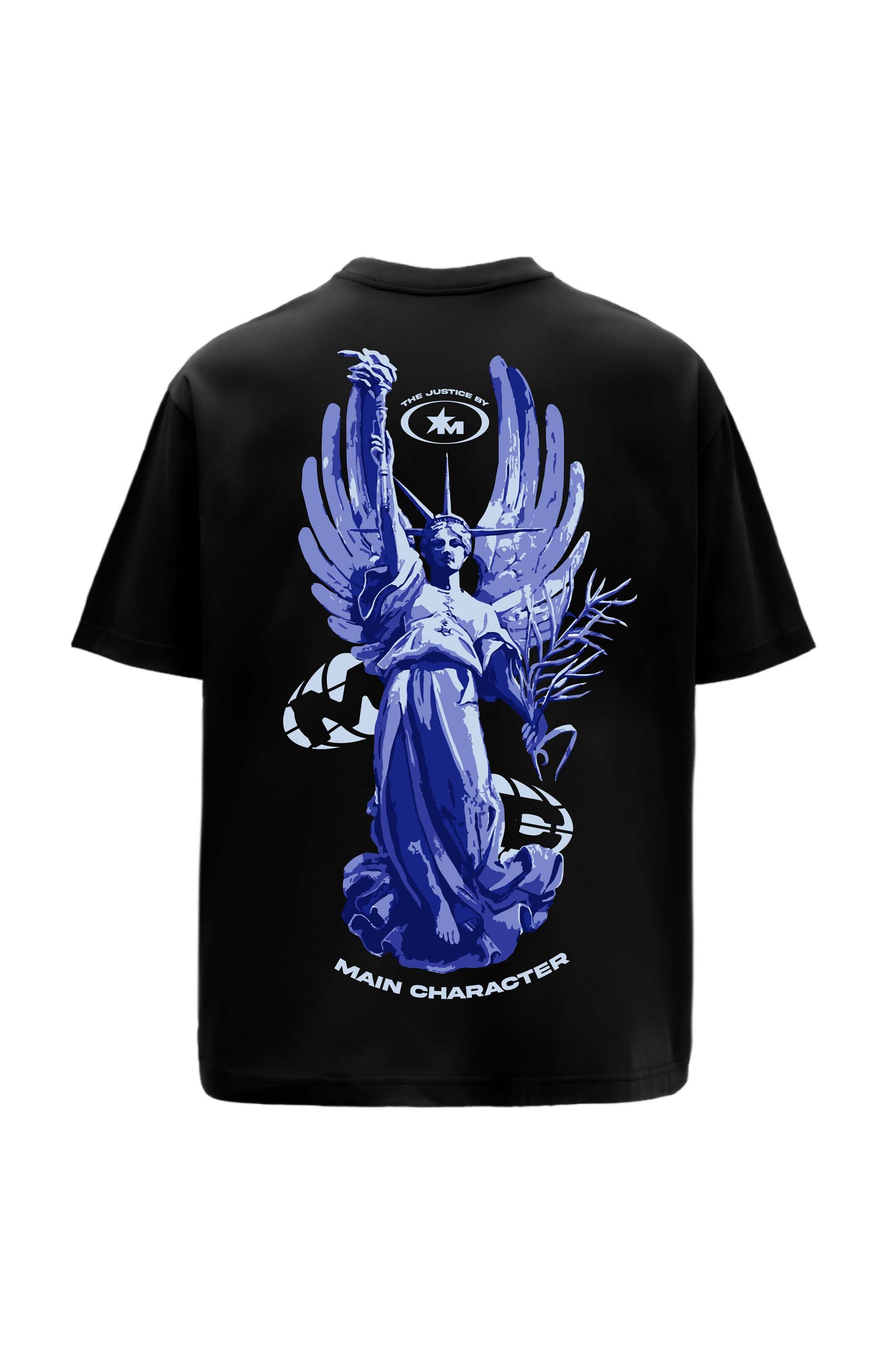 Buy The Justice Black Oversized T-Shirt Online at Main Character India