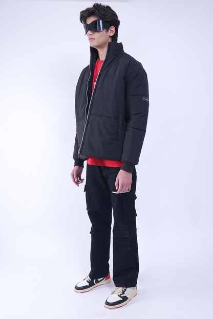 Heavy Padded Black Puffer Jacket