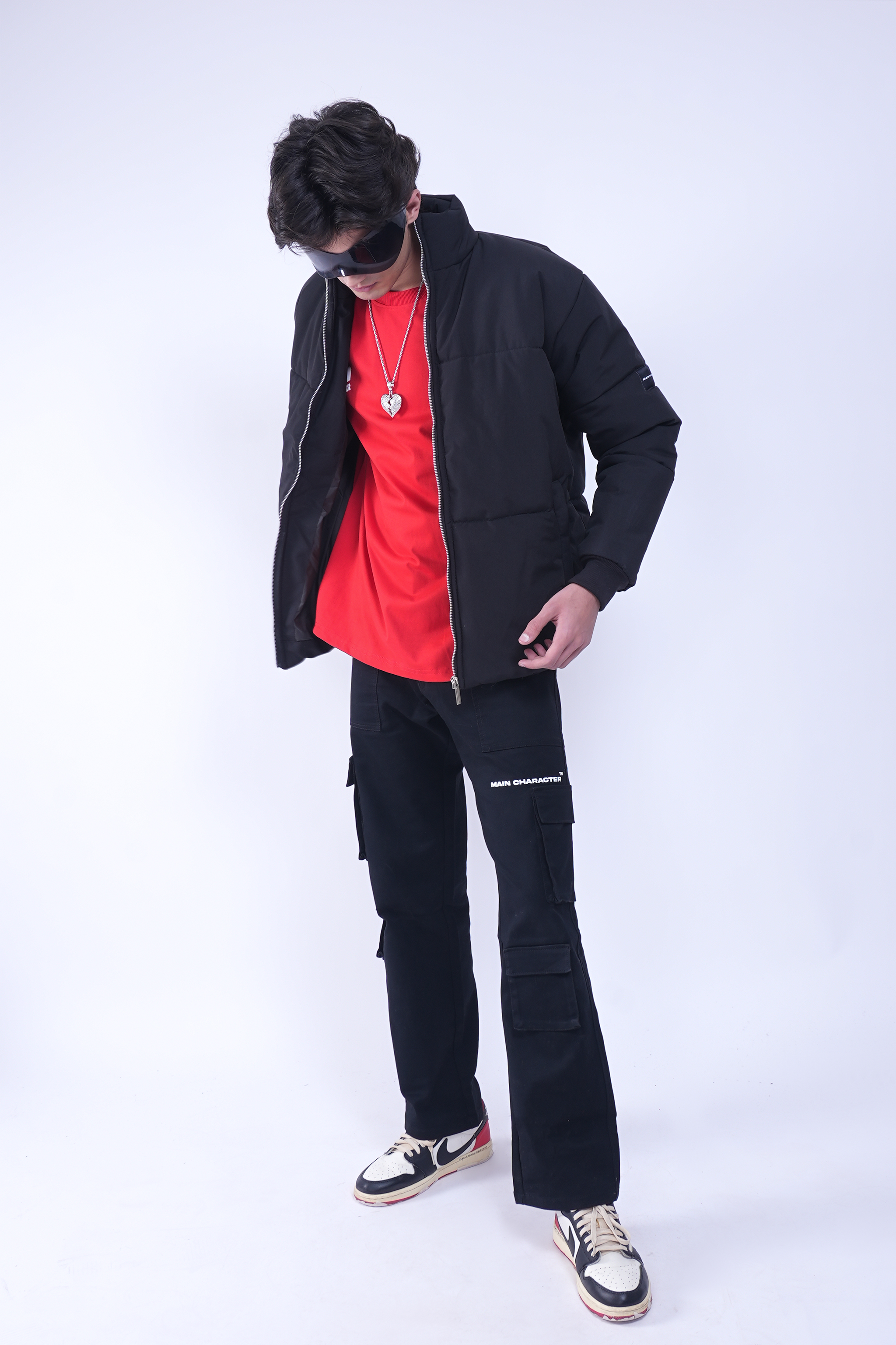 Heavy Padded Black Puffer Jacket